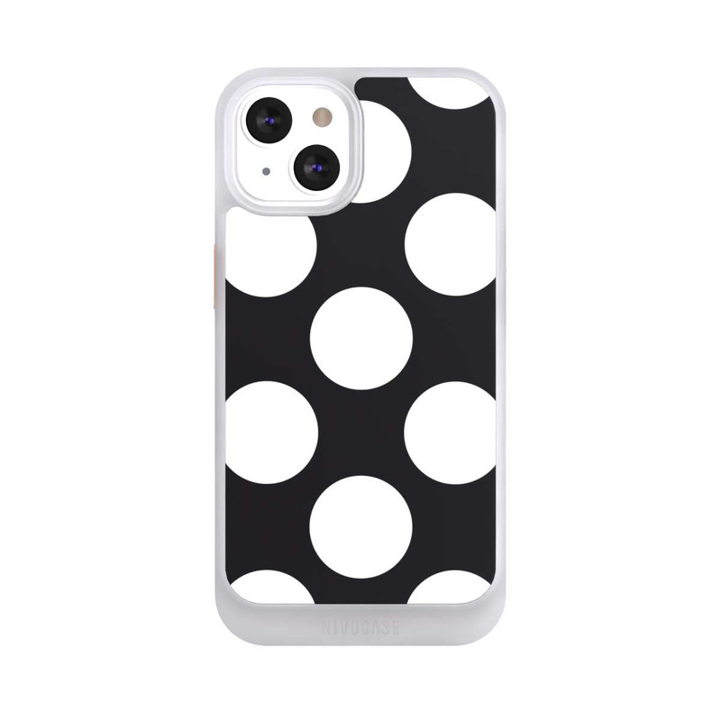 iPhone 13 NIVOcore Big Dots - black