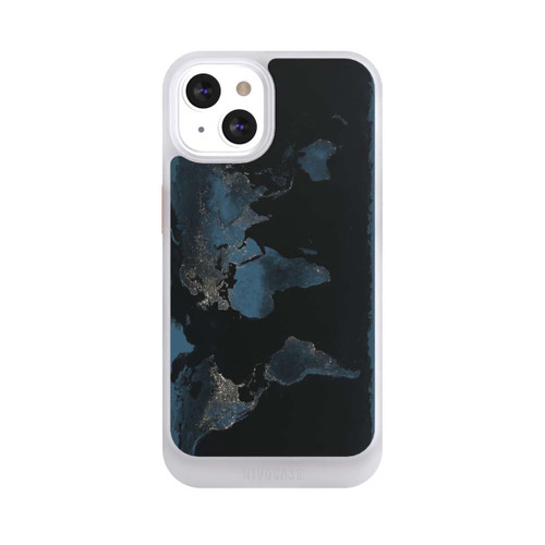 Apple iPhone 13 NIVOcore Carte du Monde Nuit