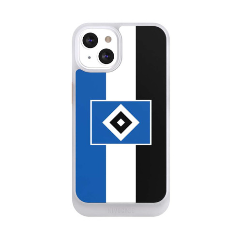 Apple iPhone 13 NIVOcore HSV Streifen - Blau-Weiß-Schwarz