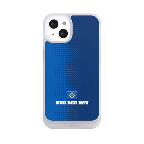 Apple iPhone 13 NIVOcore Nur der HSV - Rautenraster Blau
