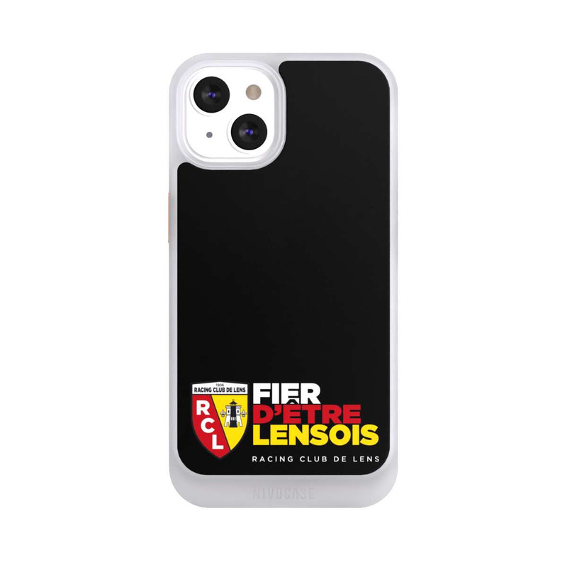 iPhone 13 NIVOcore RC Lens Logo en bas Noir