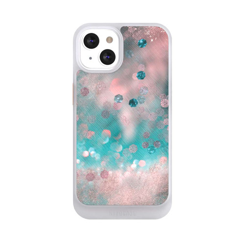 Apple iPhone 13 NIVOcore Turquoise Glamour Glitter Look