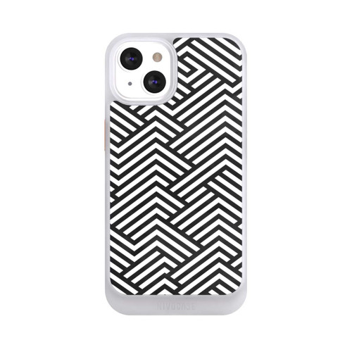 Apple iPhone 13 NIVOcore Schwarz und Weiß ZigZag