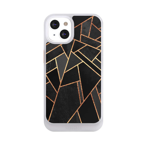 Apple iPhone 13 NIVOcore Schwarze Nacht Gold Druck