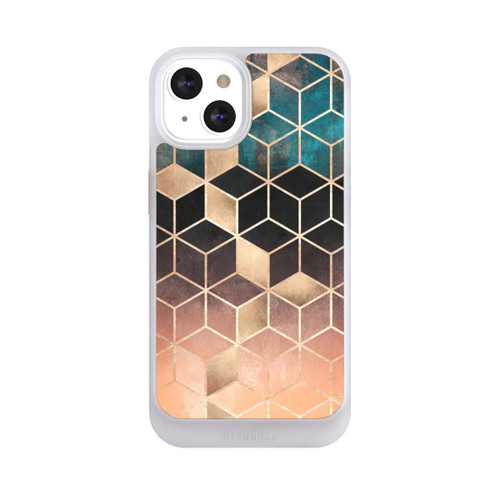 Apple iPhone 13 NIVOcore Ombre Traum Würfel Gold Druck