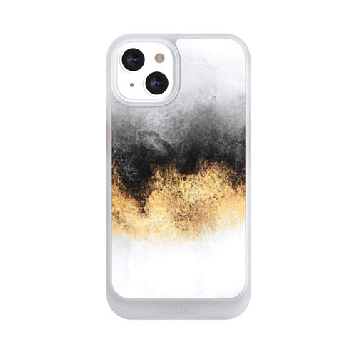 Apple iPhone 13 NIVOcore Grauer Himmelstaub Golddruck