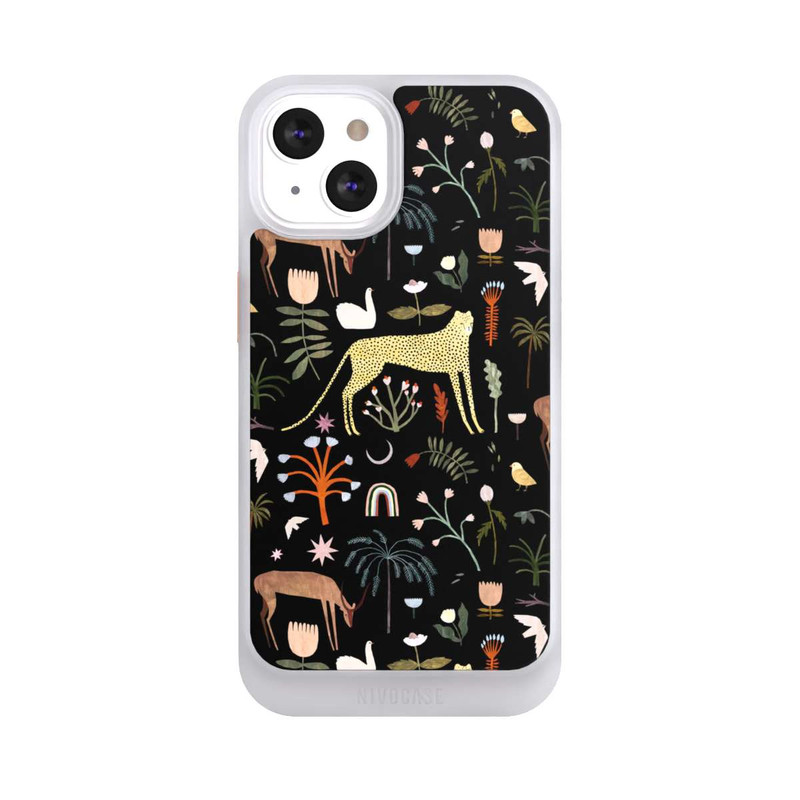 iPhone 13 NIVOcore Wilde Gartenbuchstaben von Léa Le Pivert