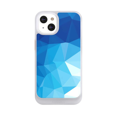 Apple iPhone 13 NIVOcore Mosaïque Polygonale Bleue