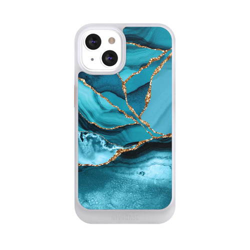 Apple iPhone 13 NIVOcore Eisblaue Marmor Landschaft