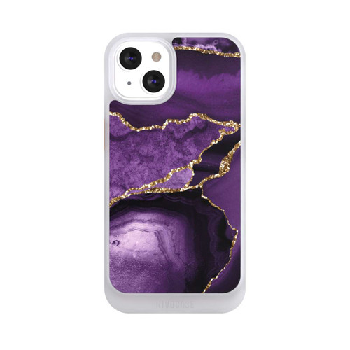 Apple iPhone 13 NIVOcore Lila Marmor Landschaft