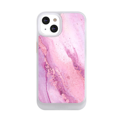 Apple iPhone 13 NIVOcore Purple Marble Wall Ink