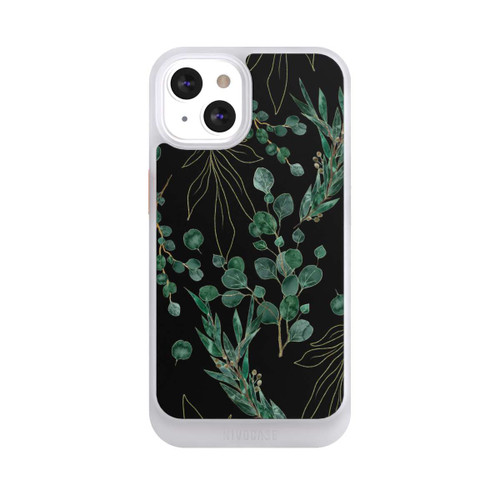 Apple iPhone 13 NIVOcore Eucalyptus Leaves black