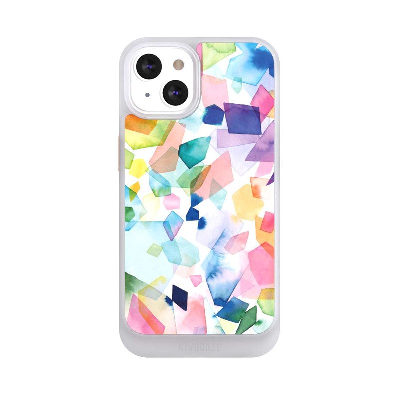 iPhone 13 NIVOcore Colorful Watercolor Gems Diamonds