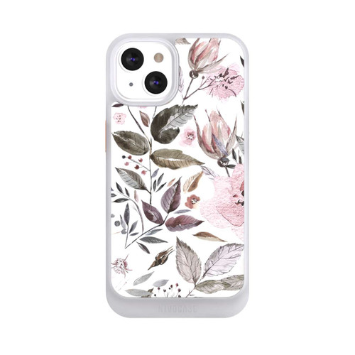 Apple iPhone 13 NIVOcore Aquarell braune Rosenblüten