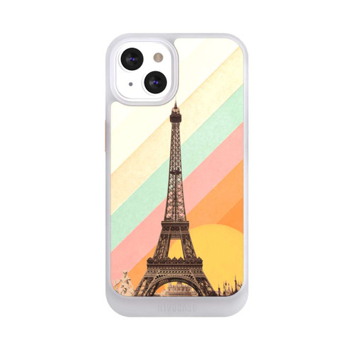 Apple iPhone 13 NIVOcore Eiffelturm Regenbogen