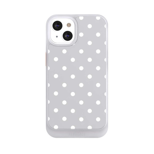 Apple iPhone 13 NIVOcore Polka Dots Grau