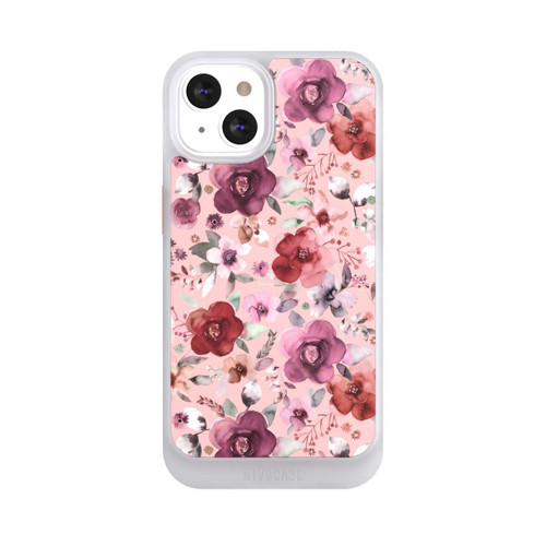 Apple iPhone 13 NIVOcore Üppiger romantischer Blumenstrauß rosa