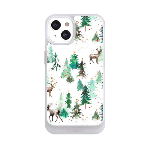 Apple iPhone 13 NIVOcore Hirsche und Winterweihnachtsbäume