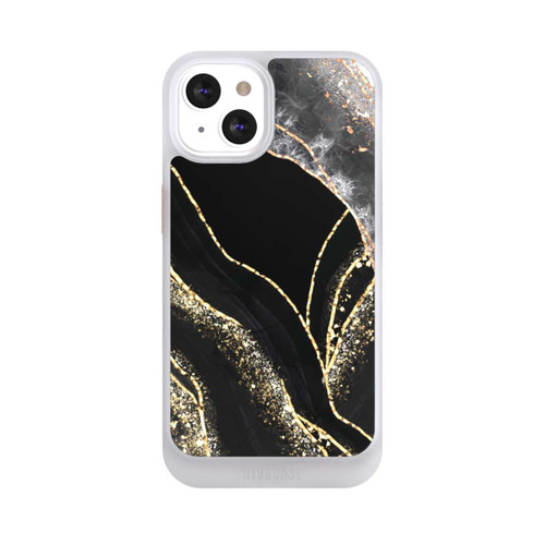 Apple iPhone 13 NIVOcore Dark Marble Gold