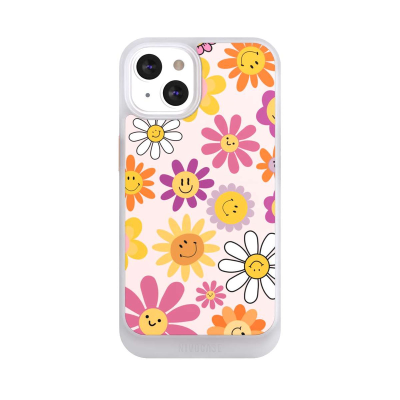 iPhone 13 NIVOcore Smiles Pink Flowers