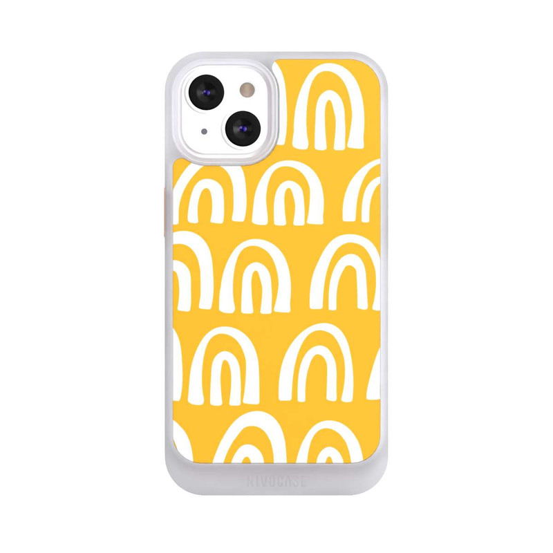 iPhone 13 NIVOcore Arcs-en-ciel Peints Jaunes