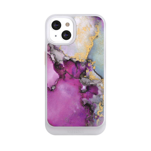 Apple iPhone 13 NIVOcore Alcohol Ink Art Pink