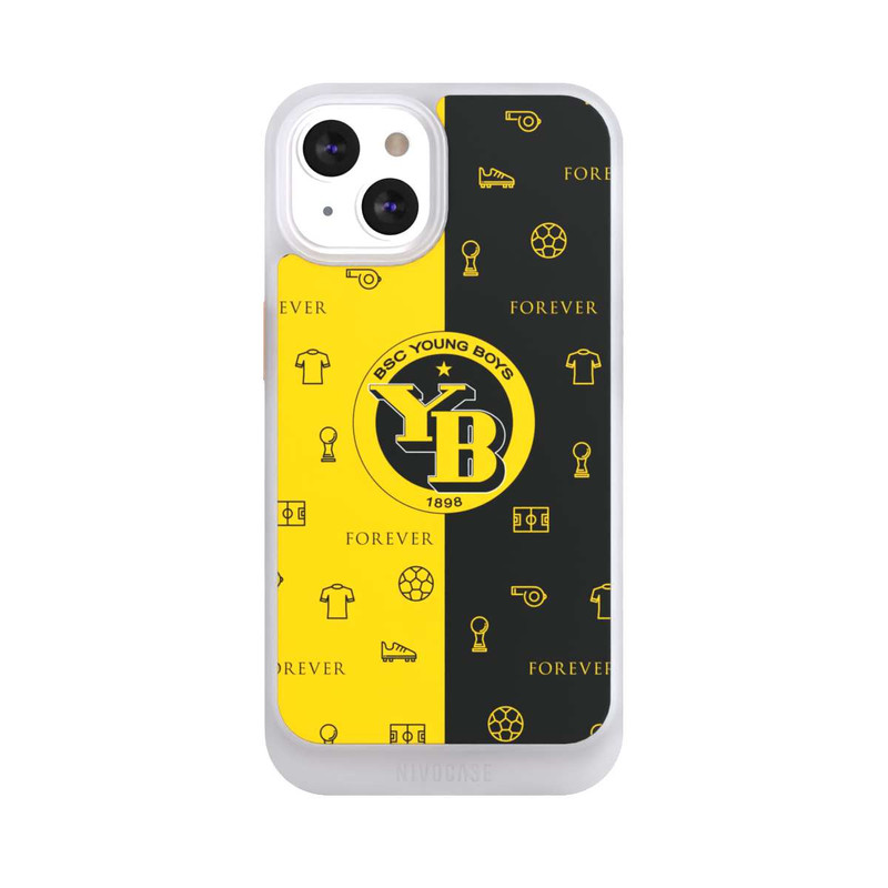 iPhone 13 NIVOcore BSC YB Gelb Schwarz Muster