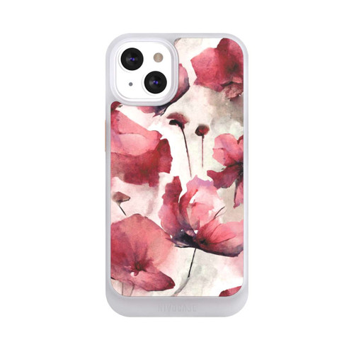 Apple iPhone 13 NIVOcore Wilde Mohnblumen Aquarell mit KI