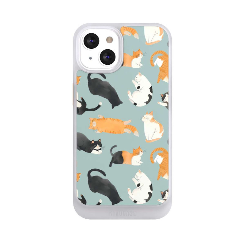 iPhone 13 NIVOcore Cats Pattern
