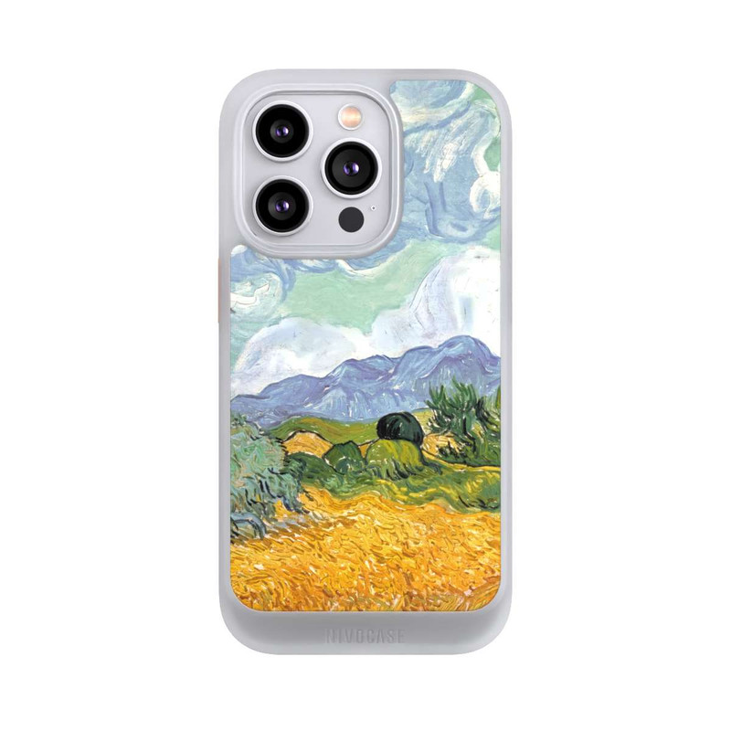 iPhone 14 Pro NIVOcore Wheatfield with Cypresses
