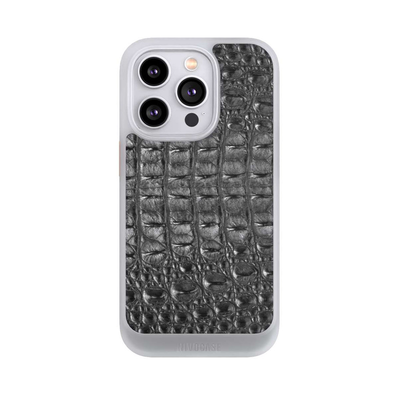 iPhone 14 Pro NIVOcore Croco Noir