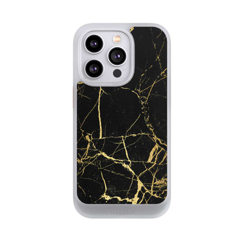 Apple iPhone 14 Pro NIVOcore Marbre Noir et Or