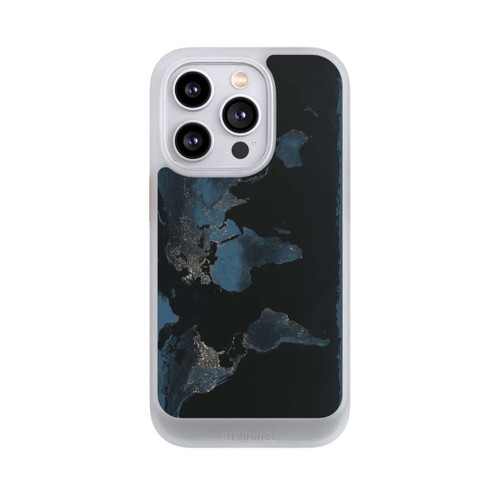 Apple iPhone 14 Pro NIVOcore Carte du Monde Nuit