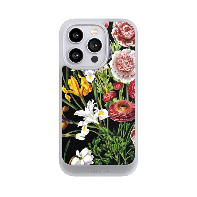 iPhone 14 Pro NIVOcore Motif de fleurs anciennes