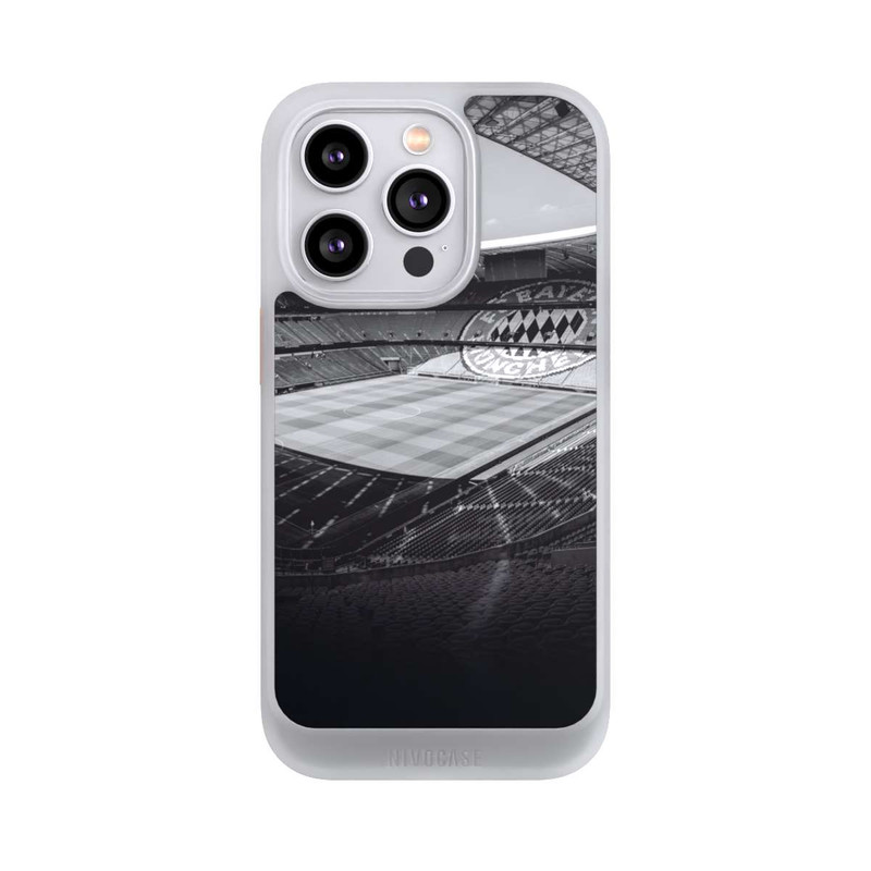 iPhone 14 Pro NIVOcore Stadion FC Bayern - Black White
