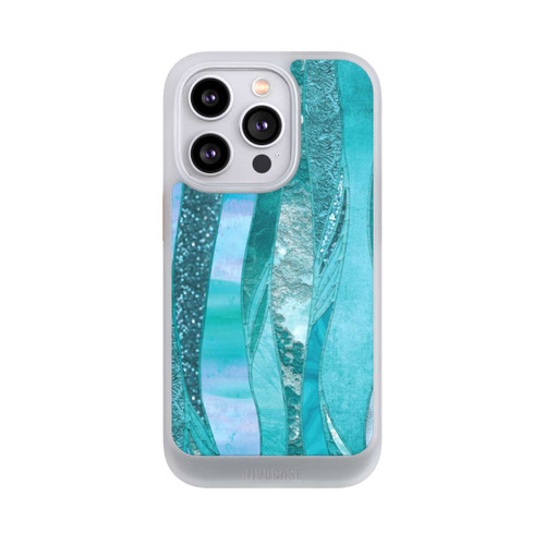 Apple iPhone 14 Pro NIVOcore glamouröser Glitzerlook blau