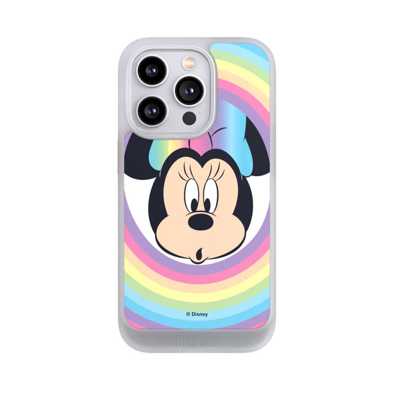 iPhone 14 Pro NIVOcore Minnie Arc-en-ciel Rond