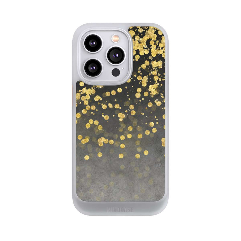 iPhone 14 Pro NIVOcore glänzender Goldregen