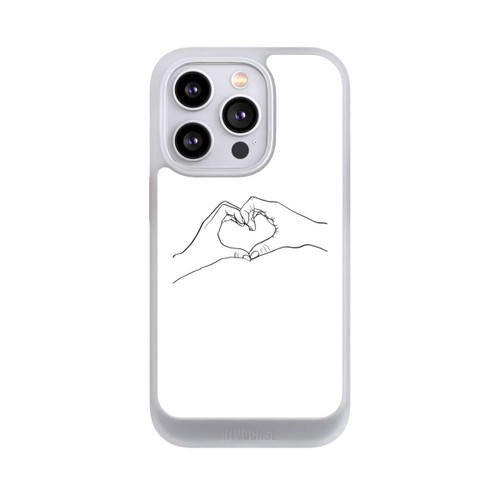 Apple iPhone 14 Pro NIVOcore Herz Hände Line Art