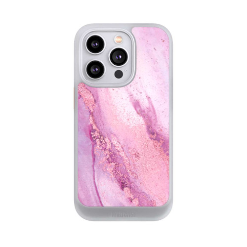 Apple iPhone 14 Pro NIVOcore Lila Marmorwand