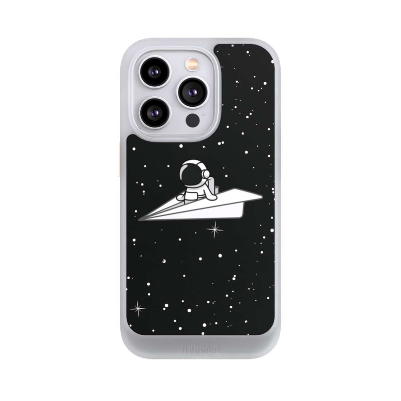 iPhone 14 Pro NIVOcore Astronaut Paper Plane Comic