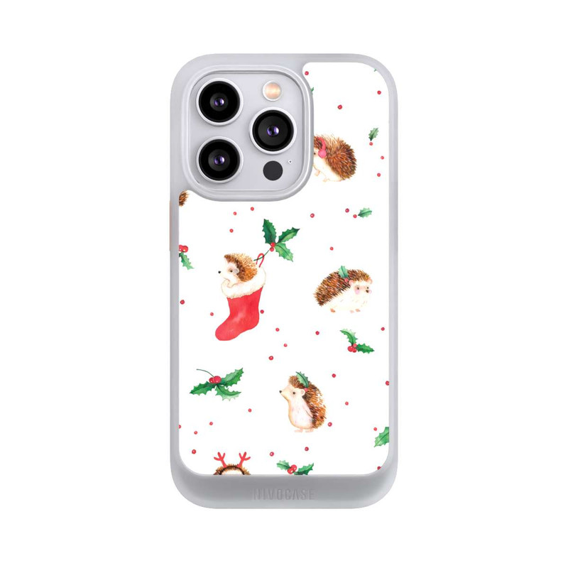 iPhone 14 Pro NIVOcore Christmas Cute Hedgehog