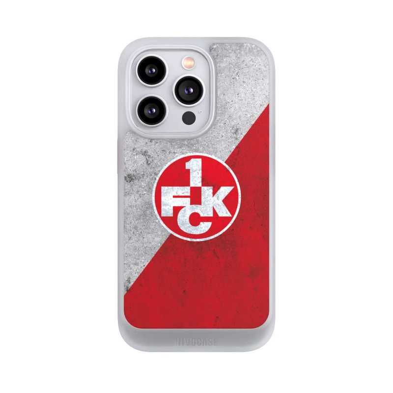 iPhone 14 Pro NIVOcore 1.FC Kaiserslautern-Beton Logo red