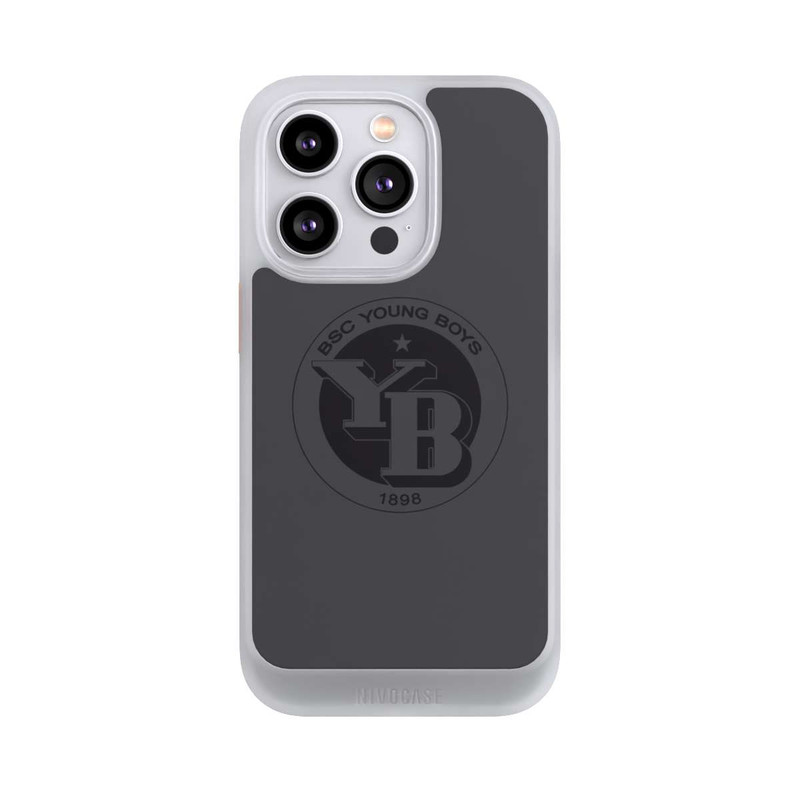iPhone 14 Pro NIVOcore BSC YB Logo Grau