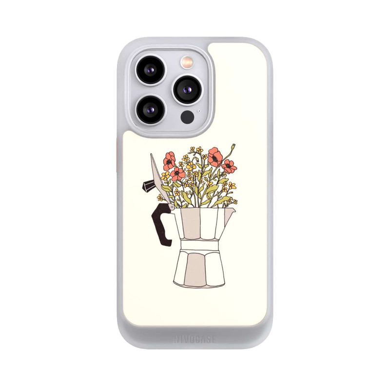 iPhone 14 Pro NIVOcore Moka Blumen