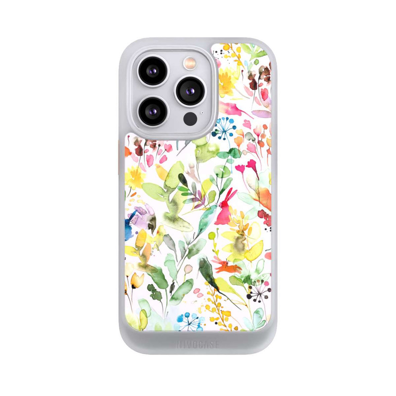 iPhone 14 Pro NIVOcore Wild Flowers Meadow Pink