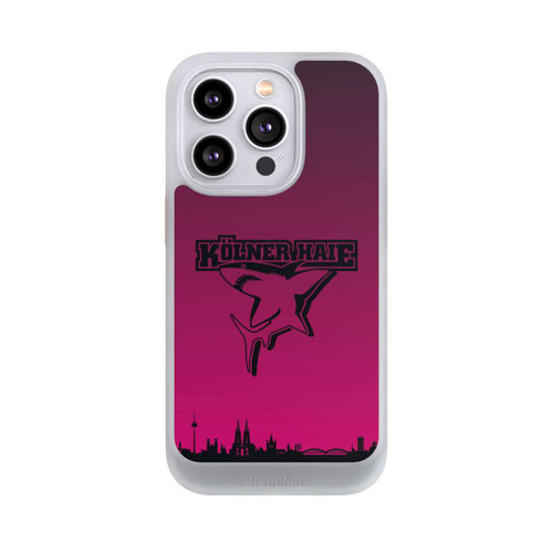 Apple iPhone 14 Pro NIVOcore Kölner Haie Skyline Pink