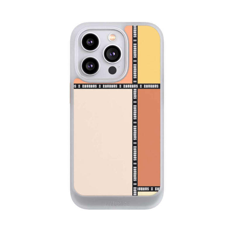 iPhone 14 Pro NIVOcore Bauhaus Squares-Pastel