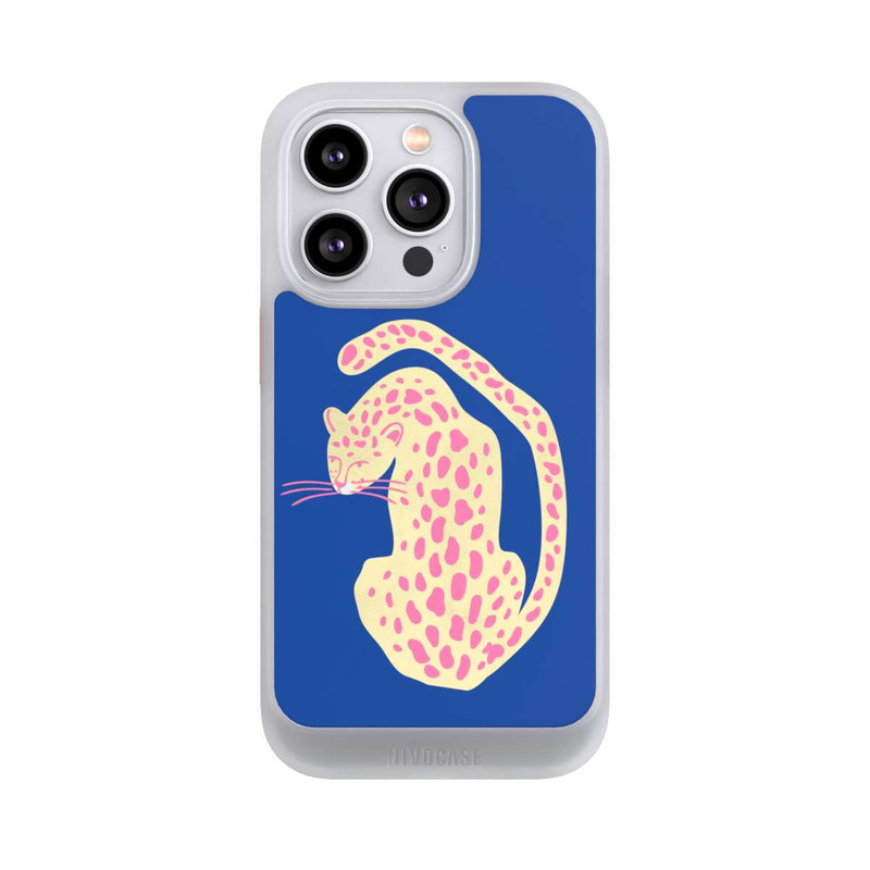 iPhone 14 Pro NIVOcore Blue Pink Cat