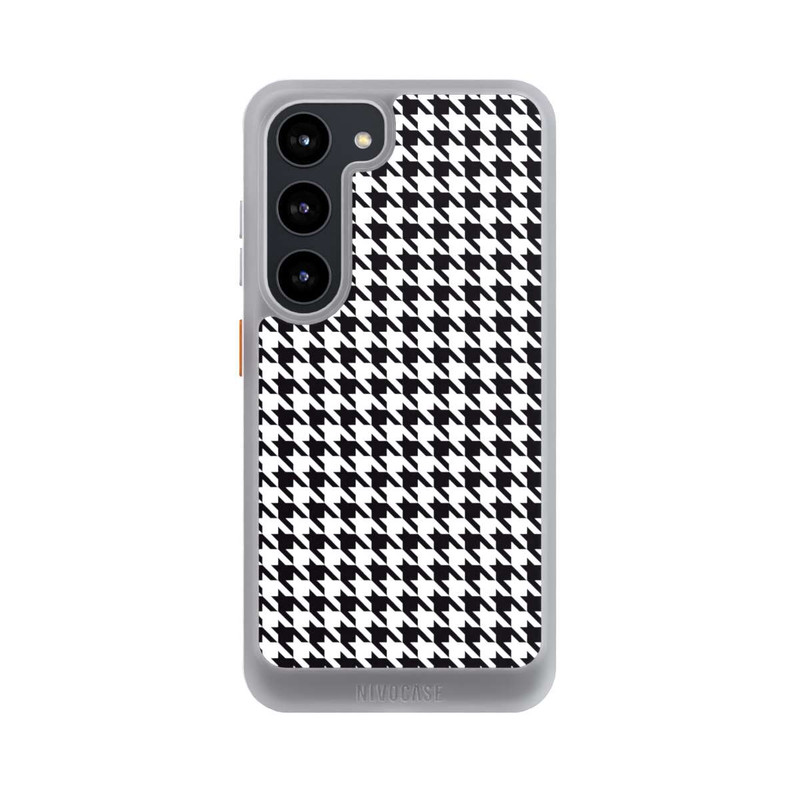 Galaxy S23 NIVOcore Hahnentritt Schwarz Weiß